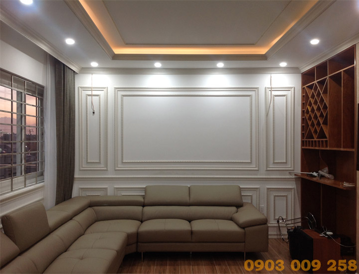 làm phào chỉ tường phòng karaoke đẹp